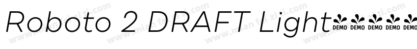 Roboto 2 DRAFT Light字体转换